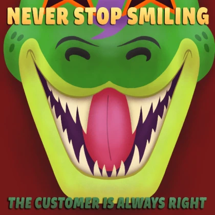 Never Stop Smiling! (Gator Poster!)