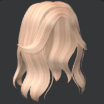 Aesthetic Split Bangs Hair in Blonde