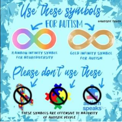 Autism and Neurodiversity Infinity Symbols