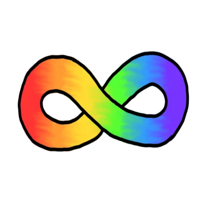 Blended Rainbow Infinity (Thin Lines)