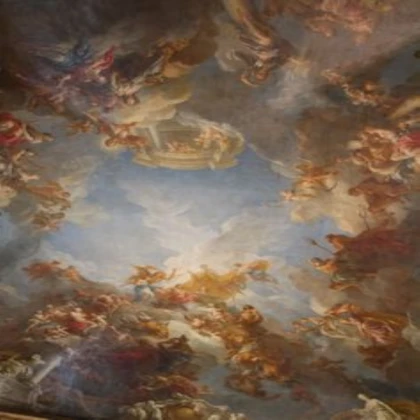 angelic ceiling painting