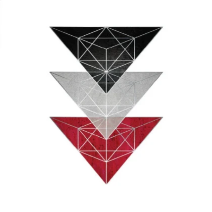 Black and Red Geometric