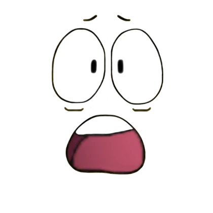 Work at a Pizza Place Scared Face