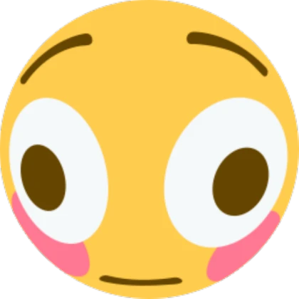 flushed emoji