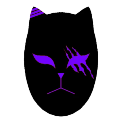 Shindo Life Purple Cat Eye Mask Scar Recolor Vulex