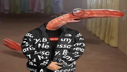 smiling friends shrimp drip