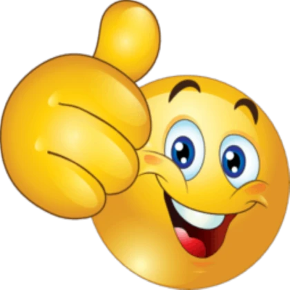 transparent thumbs up emoji