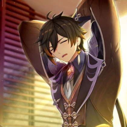 zhongli having a nice stretch 👍