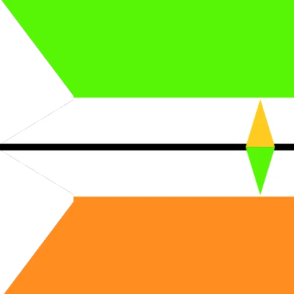 the flag i put on my fish tank