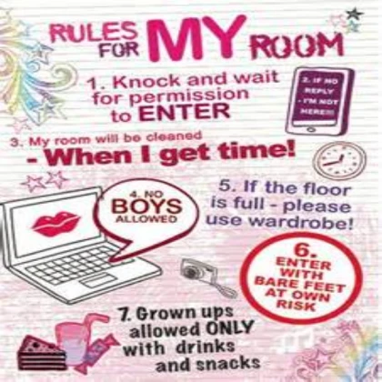Girl Room Rules