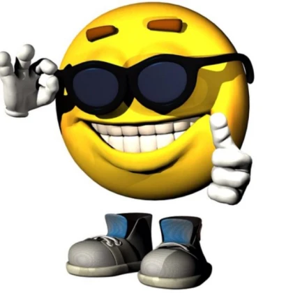 Cool Emoji whith sunglasses