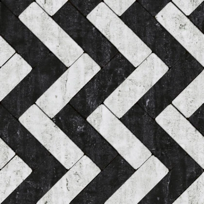 Seamless black white marble tile pattern texture