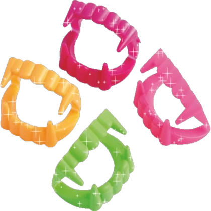 Weirdcore Plastic Teeth Fangs