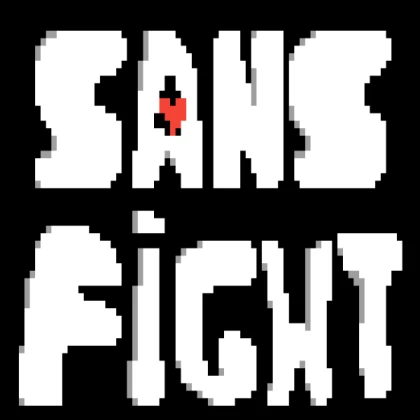 Sans fight logo (For obby creator or roblox game)
