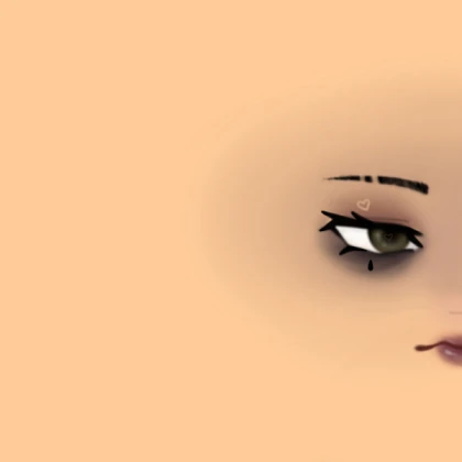 RHS Face Feminine 1 (for Half-Smile Mask)