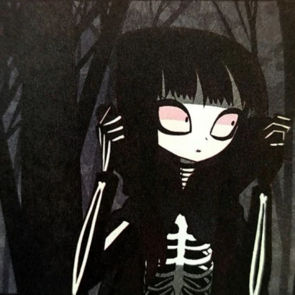 Creepy Cat | Flora Halloween Aesthetic Black