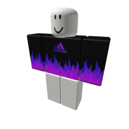 😈 purple Adidas flame Shirt addidas