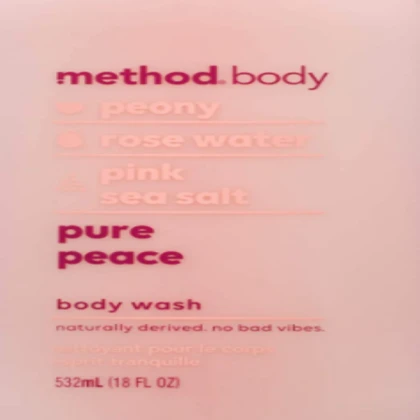 Method Body pure peace PINK BOTTLE