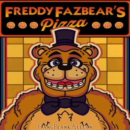 FNAF Freddy Fazbear Retro Poster