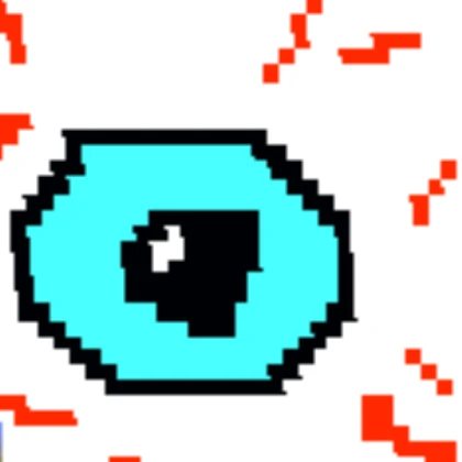 Pixel Eyeball Decal