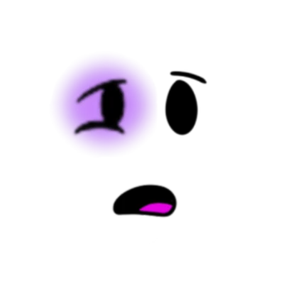 Worried Black Eye Face