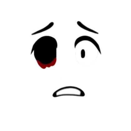 Anime Scared Face(No Eye)