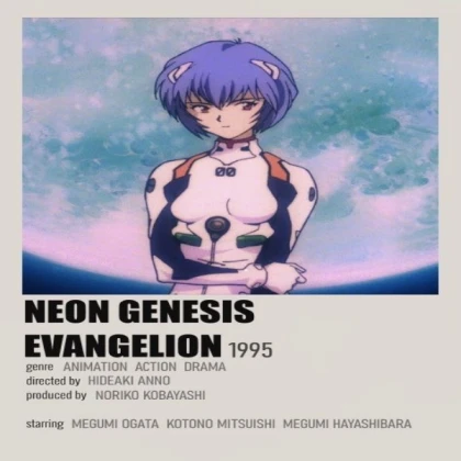 neon genesis anime poster
