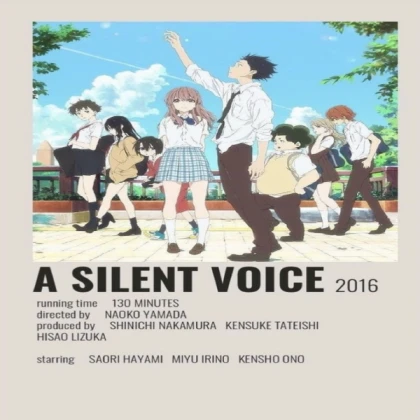 silent voice poster anime