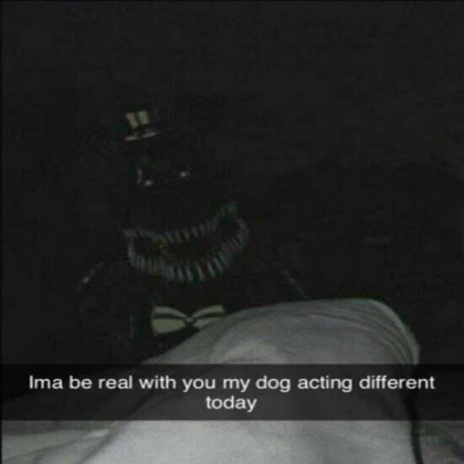 Ima be real with you my dog acting different today