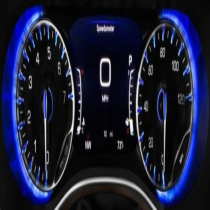 Chrysler Pacifica gauge cluster