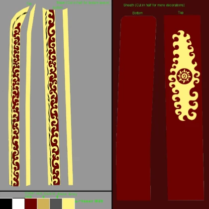 Shindo Life Sun Sword Design