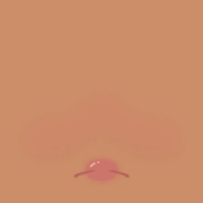 pink lips blush and freckles face