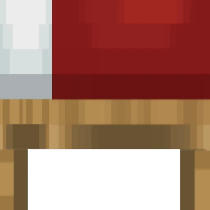 Red Bed Side From Minecraft V3