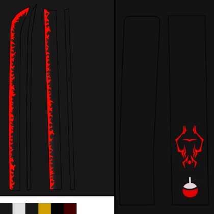 Custom Yoriichi Tsugikuni - Nichirin 2