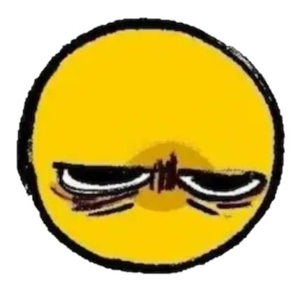 bored cursed emoji