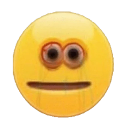 crying stare cursed emoji