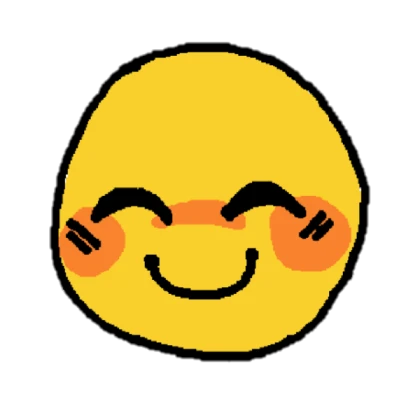 pure smile cursed emoji
