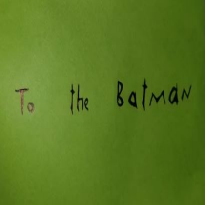to the batman - riddler card