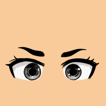 RHS Face (manga eyes)