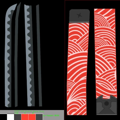 Kai no ogakuzu Katana (shindo life sword)