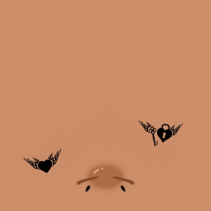 tattoo w snake bites skin tone lips face