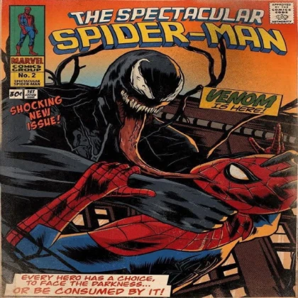 Spider-man vs venom comic book
