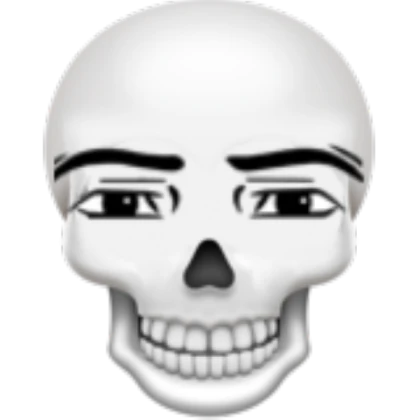 Man Face Skull Emoji