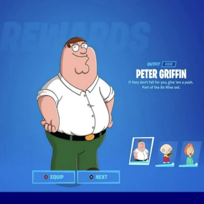 peter griffin fortnite family guy lois stewie