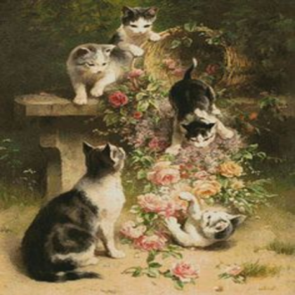 Bloxburg Cats and Flowers