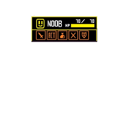 The roblox noob deltarune fight thingy lol