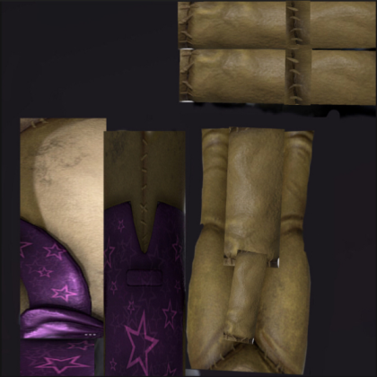 Glitcht### #or skeleton layered