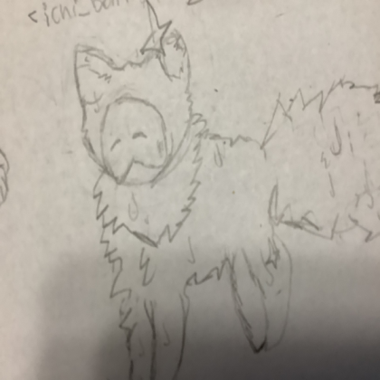 Picture of my slime pup drawing | Kaiju paradise