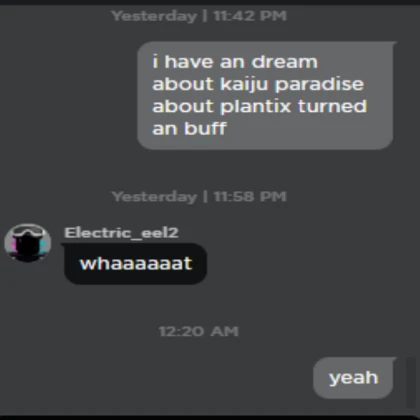 if you know kaiju paradise and this