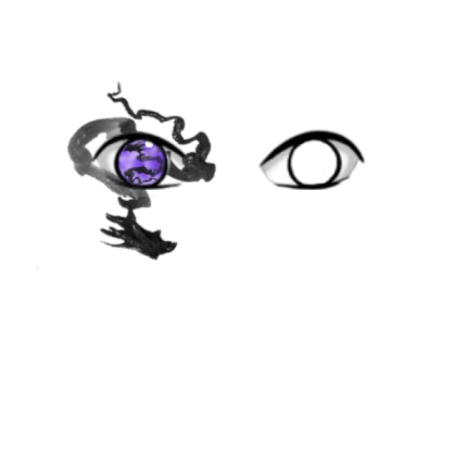 Black Dragon purple eye - shindo right